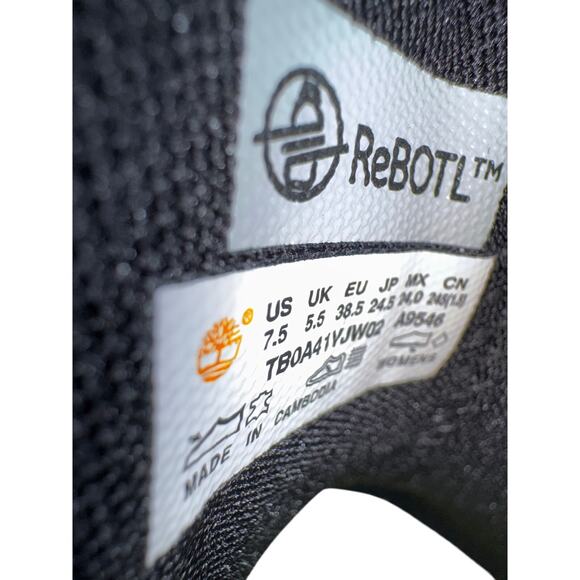 Timberland Laurel Court Mid Pull-On Women's Black Full Grain Sneaker - Size: 7.5 - Picture 6 of 9